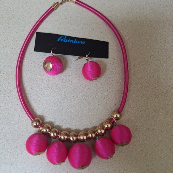 WOMAN NECKLACE AND EARRING SET. - Picture 1 of 2